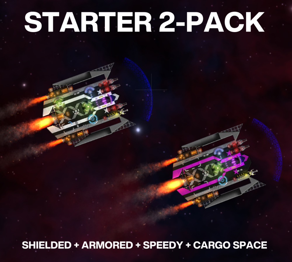 2-pack of efficient starter ships. The Minimoq's