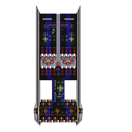 Paper Tiger - 16X Ion destroyer - speed 90 - crew 100