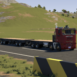 Freightliner Argosy Day-Cab + Flatbed Trailer (AU)