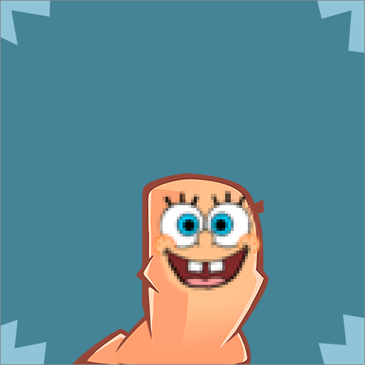 sponge bob face