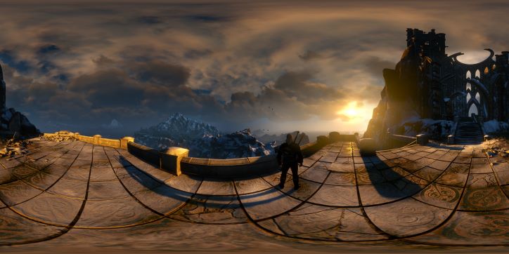 Witcher 3 in front of Tor Gvalch''ca