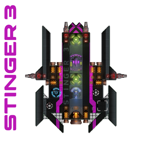 Stinger3 - Laser corvette - crew 12 - speed 73