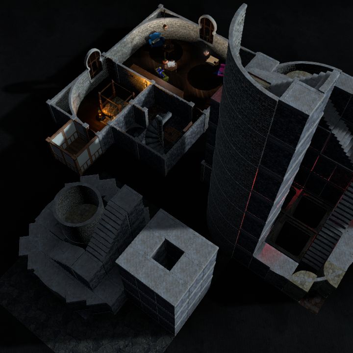 Castel Ravenloft The Towers Map 6