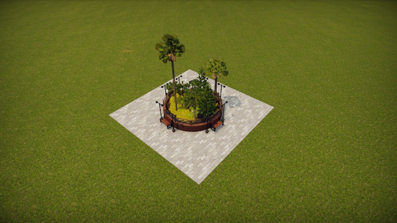 Pot with plants