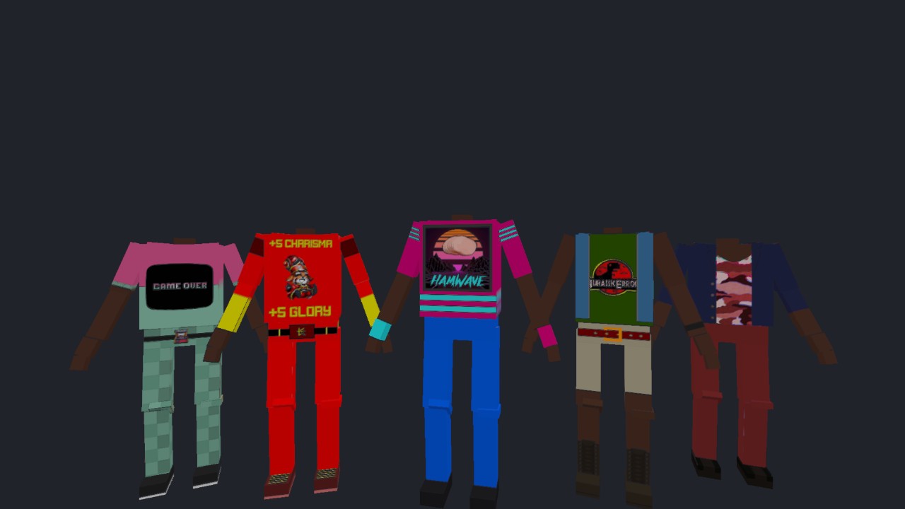 YM's Random Body Textures #6(Dark Skintone)