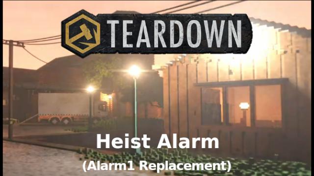 Teardown - Heist Ambient(Alarm1 Replacement)