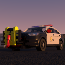 Ford Police Interceptor Sedan With Grabber