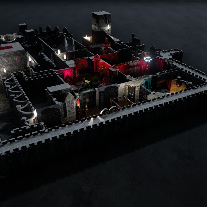 Castel Ravenloft Rooms of Weeping Map 5