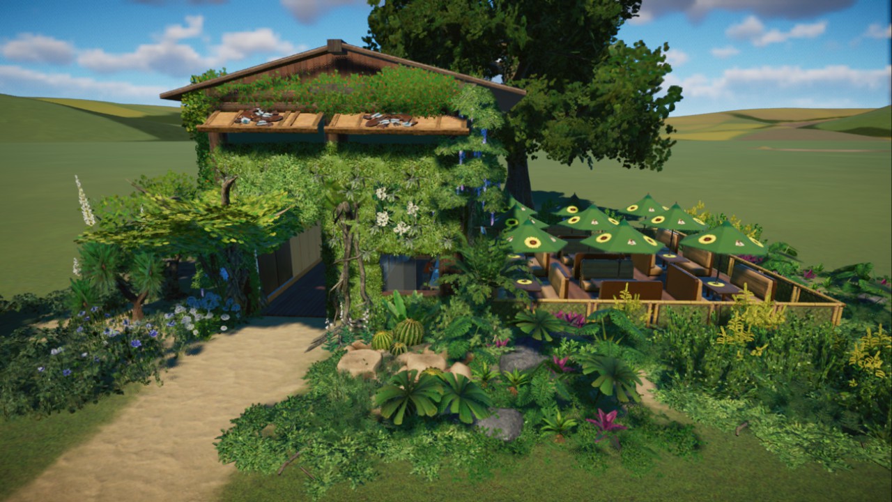 Tropical restaurant 🌴🍽️