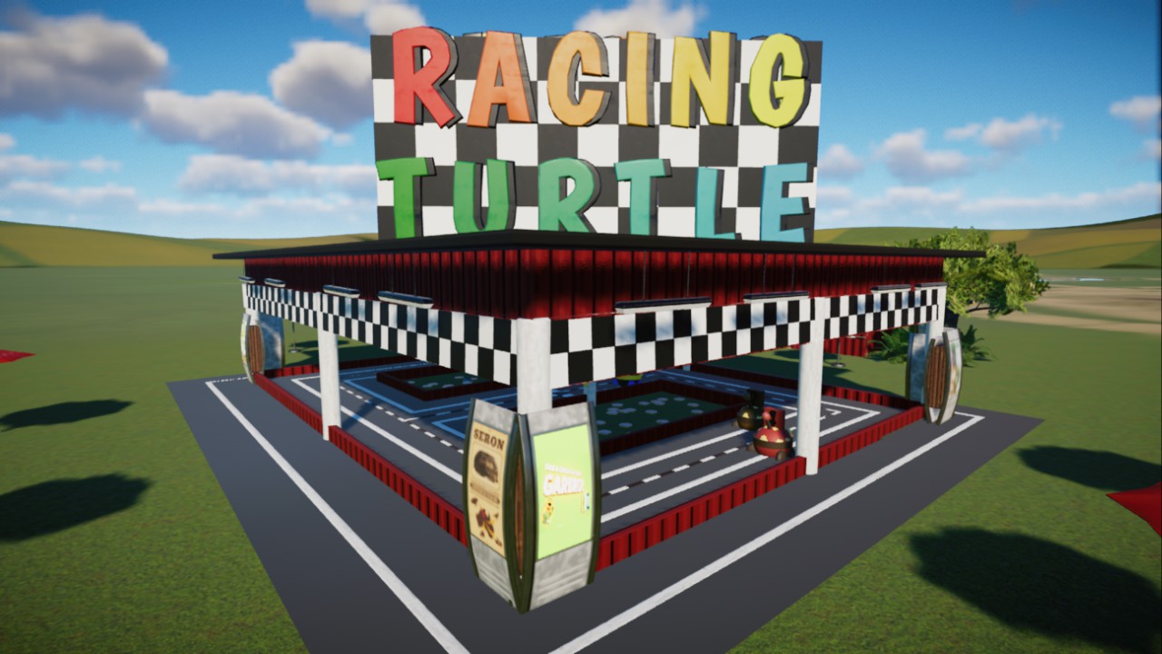 Turtle kart game decoration shop 🏎️🏁