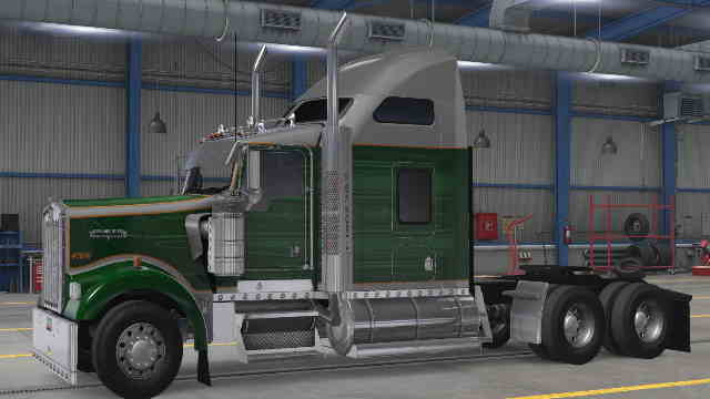 Candy Pinstrip Panel SCS Kenworth W900 Sleeper