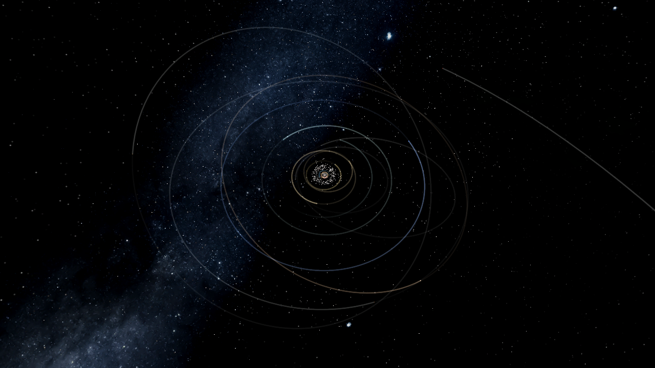 Solar System 4 billion years ago