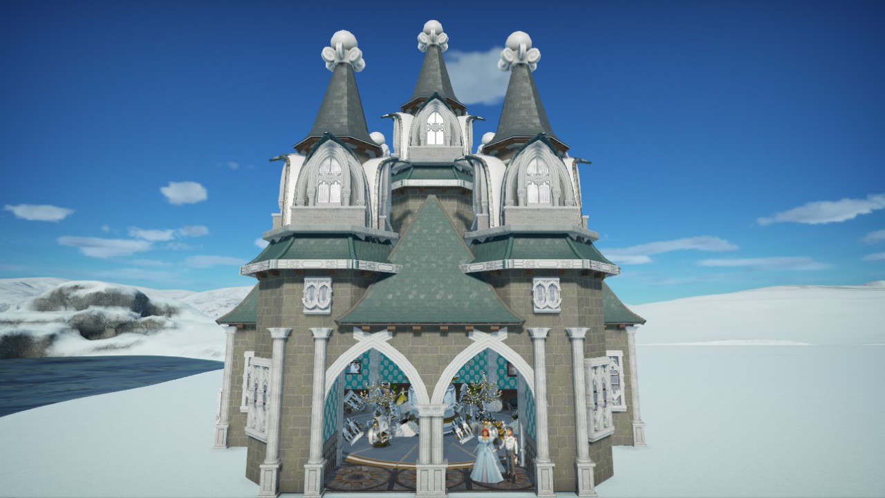 snow  village balroom
