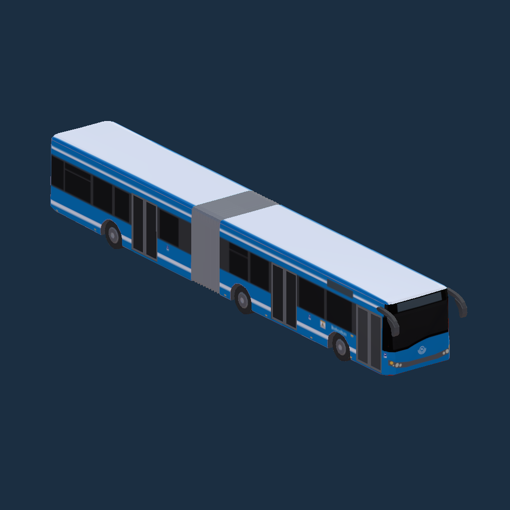 Storstockholms Lokaltrafik Solaris Urbino 18 Blue