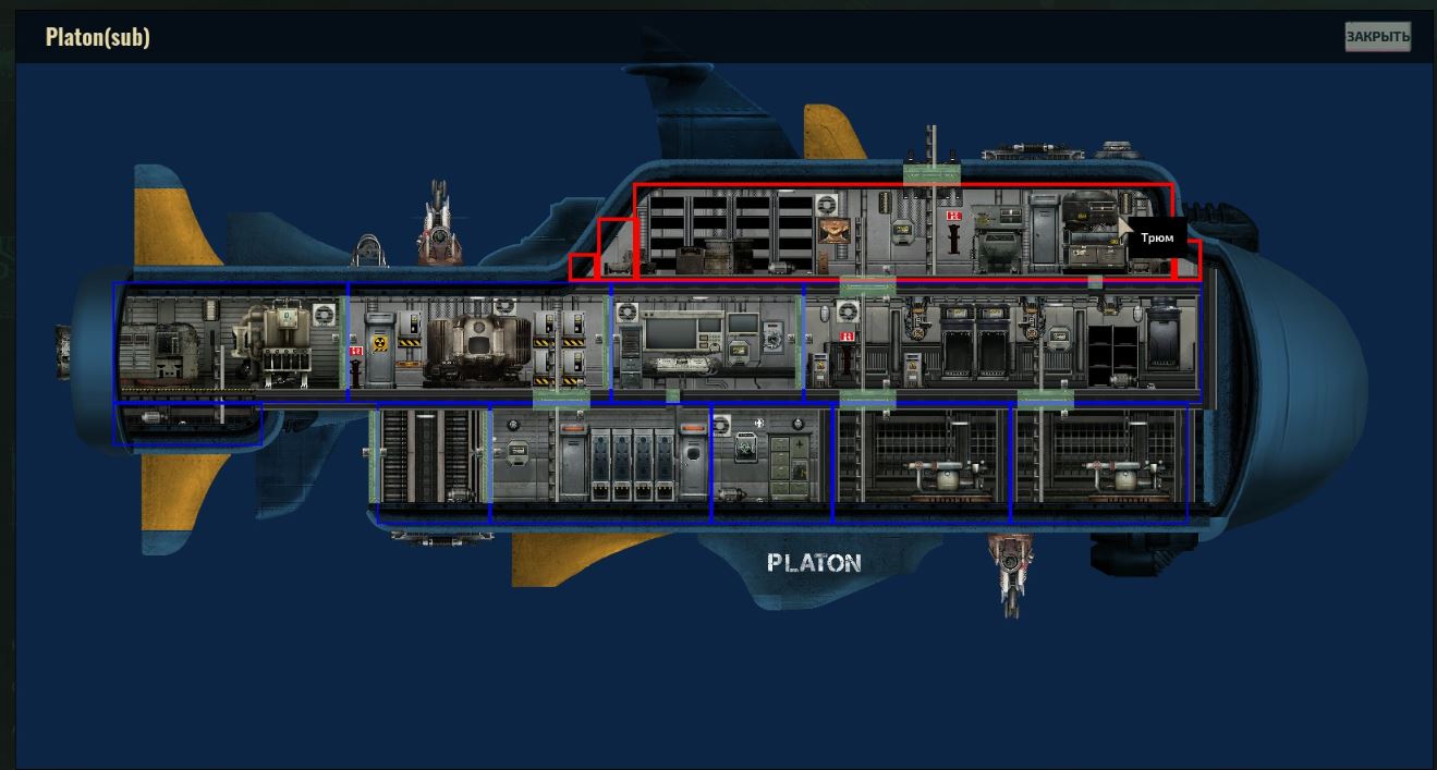Platon sub – Barotrauma Mod