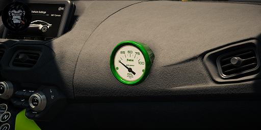 Oil pressure gauge
