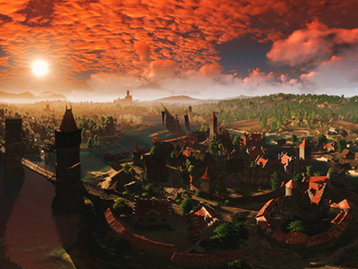 Witcher 3 - Oxenfurt Dusk