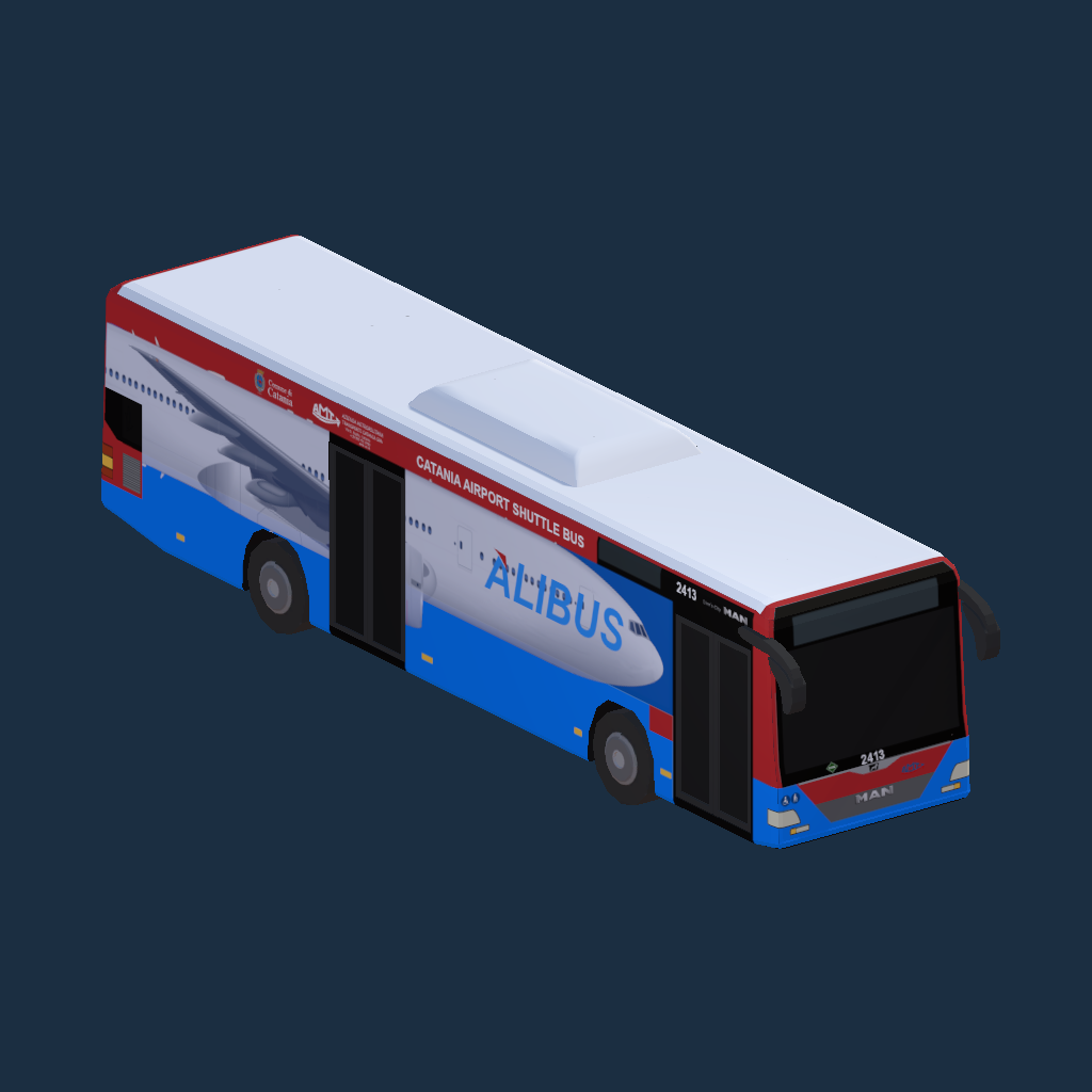 Alibus (Catania Airport shuttle bus) - Lion's City A21
