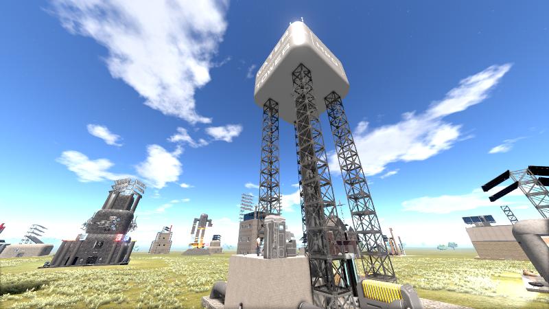 Tile-Water Tower with Secret Base
