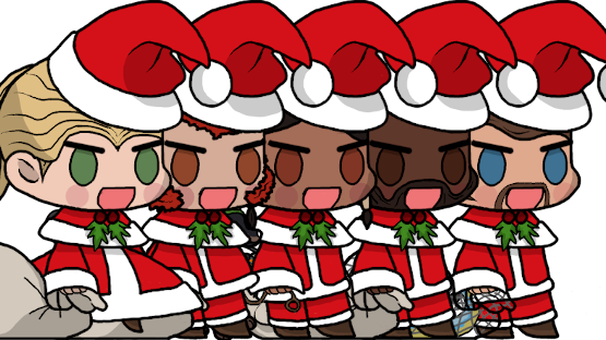 Primal Padoru Mercs Sprays (Winter 2024)