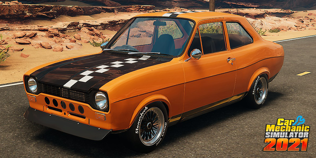 Livery Ford Escort Mk1 - Racing Black