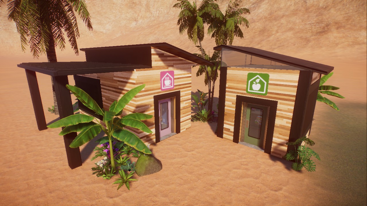 Black and Wood Keeper Hut and Staff Room preview