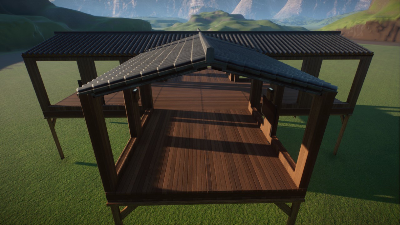 Wooden Bridge Intersection