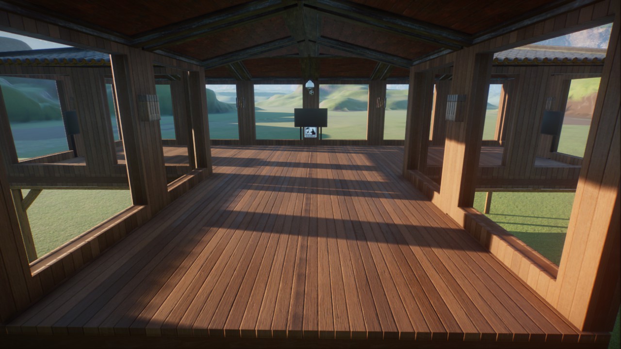 Wooden Animal Viewing Platform