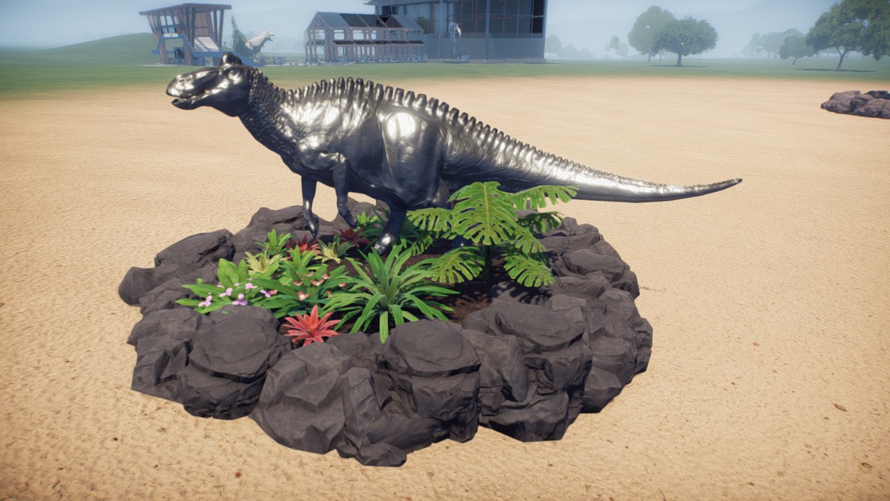 Edmontosaurus garden