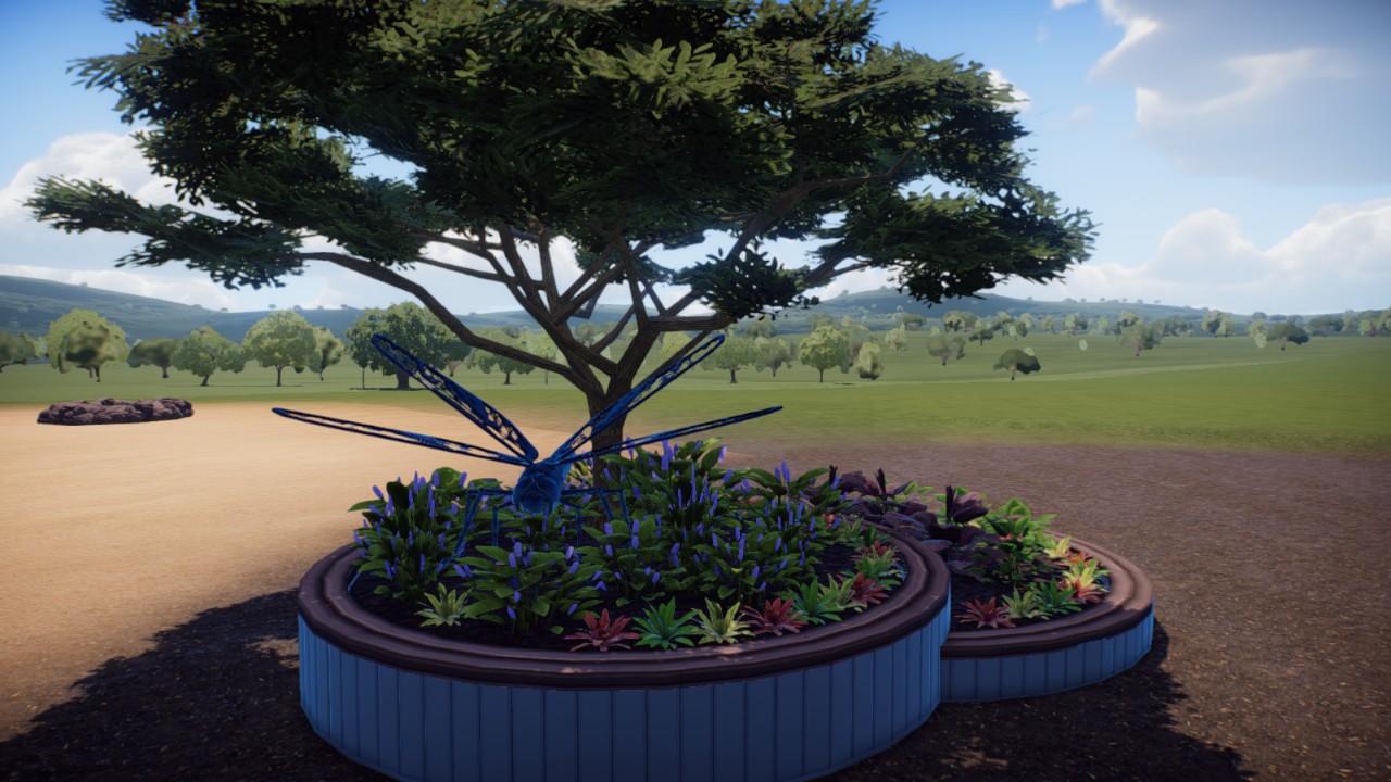 two tier dragonfly garden