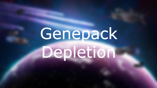 Genepack Depletion mod preview for RimWorld