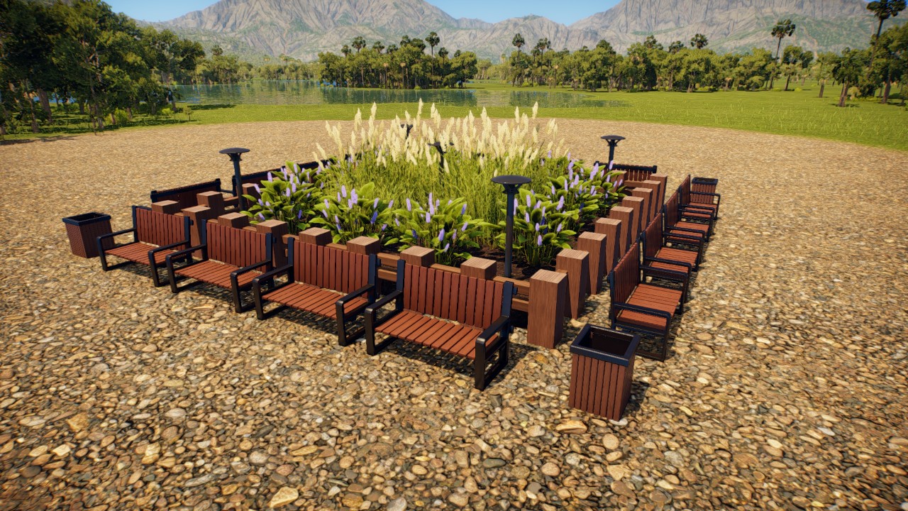square garden 2 with seating
