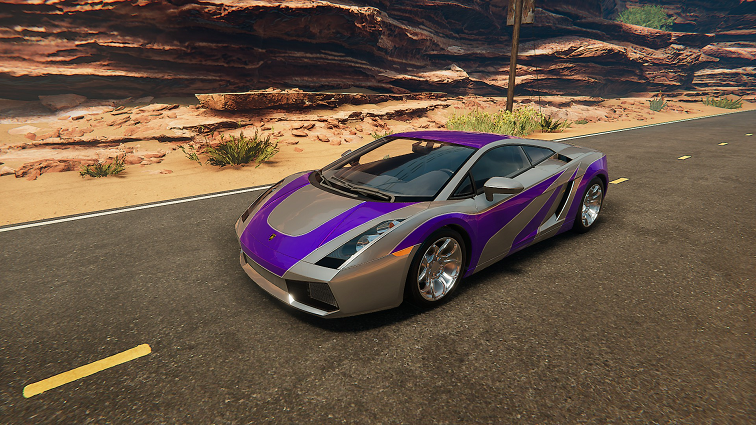 Lamborghini Gallardo Most Wanted Purple