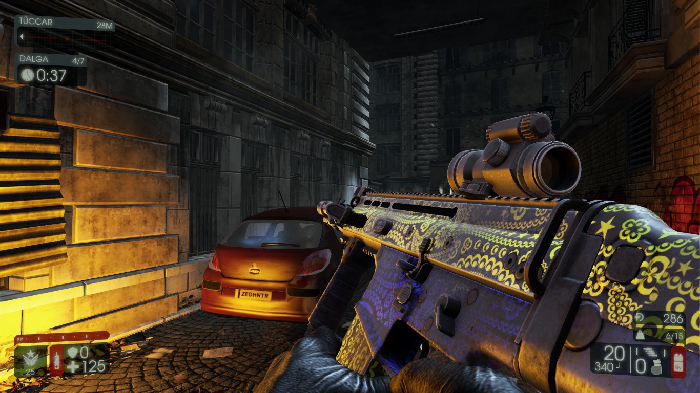 SCAR-H Yellow Navy Blue