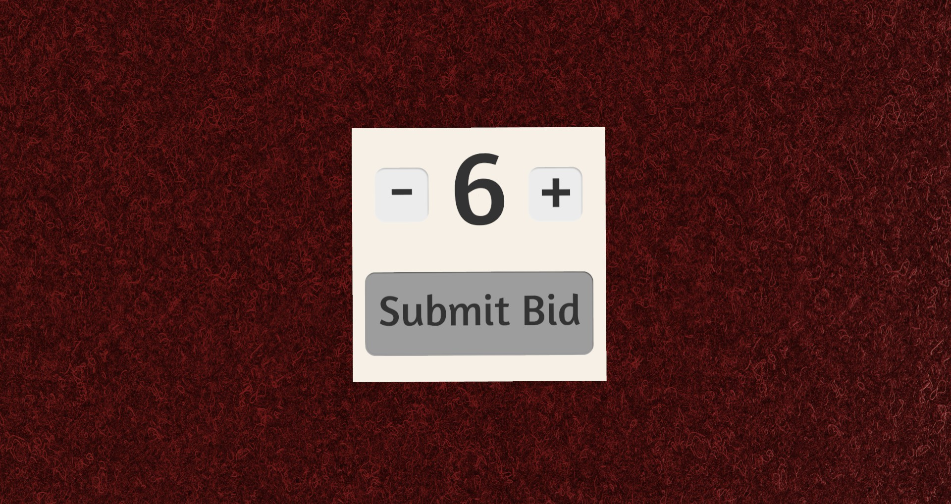 Sealed Bid Tool preview