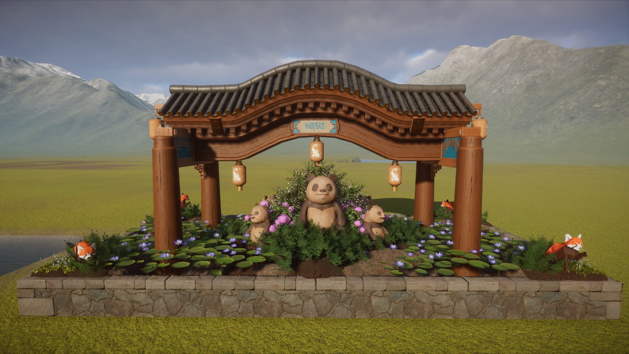 Blue Lotus Panda Pond Grampers62