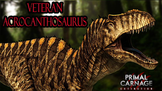 Veteran Acrocanthosaurus (Free Drop Mutation)