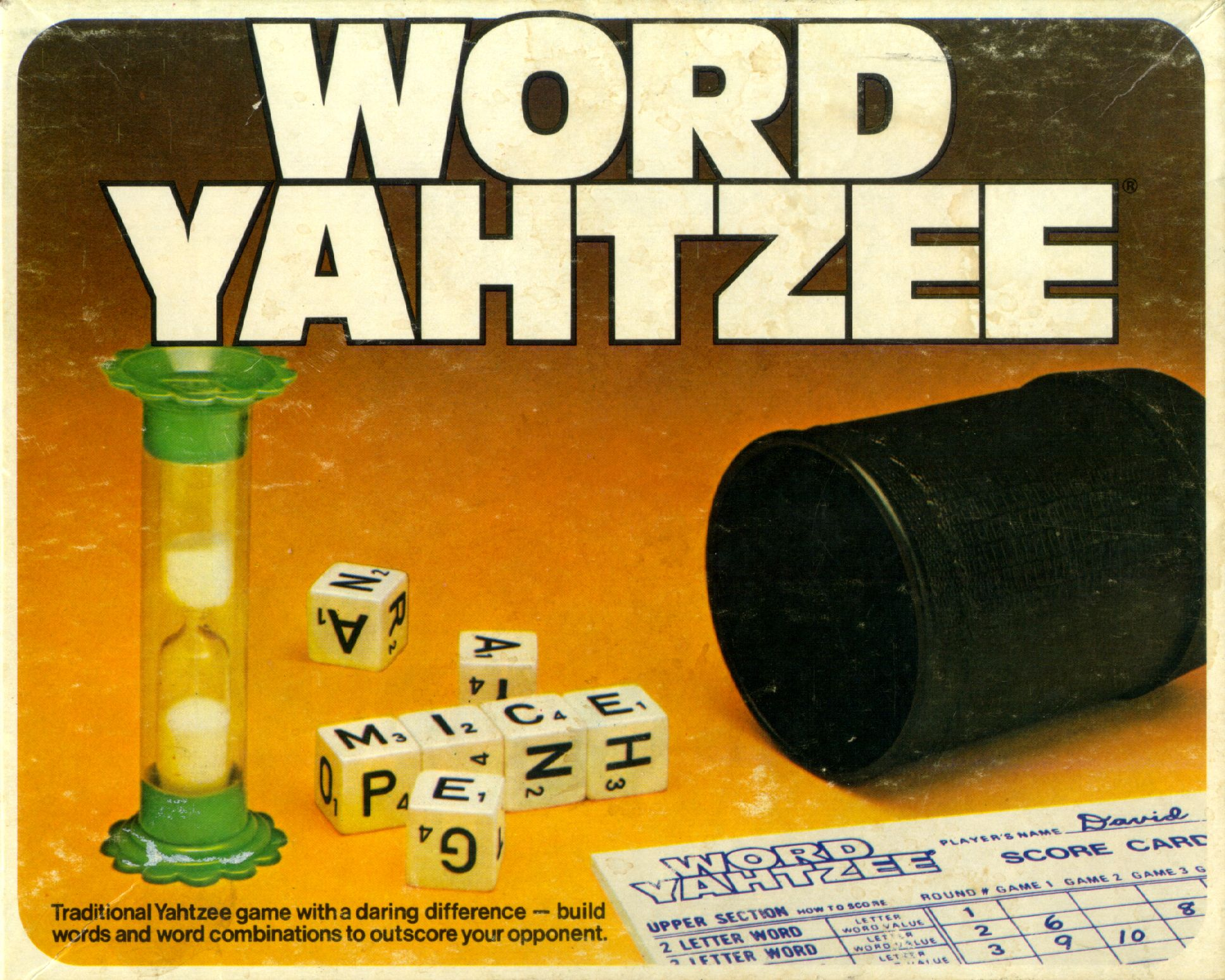 Word Yahtzee (1978, Lowe/Milton Bradley)