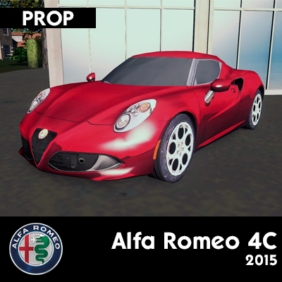 2015 Alfa Romeo 4C (Prop)