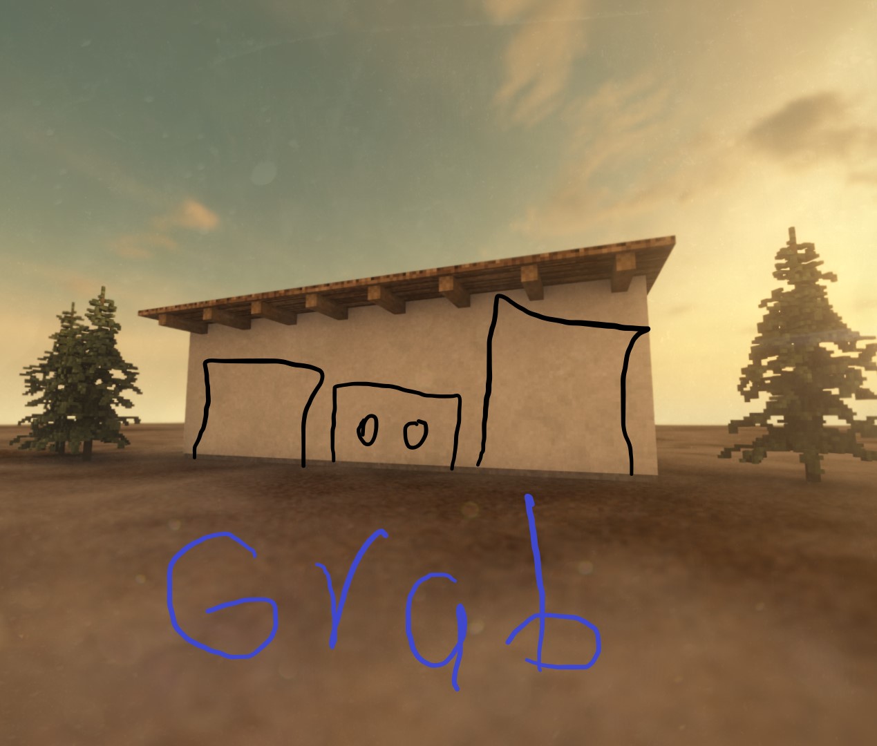 Simple House, but you can grab everything!