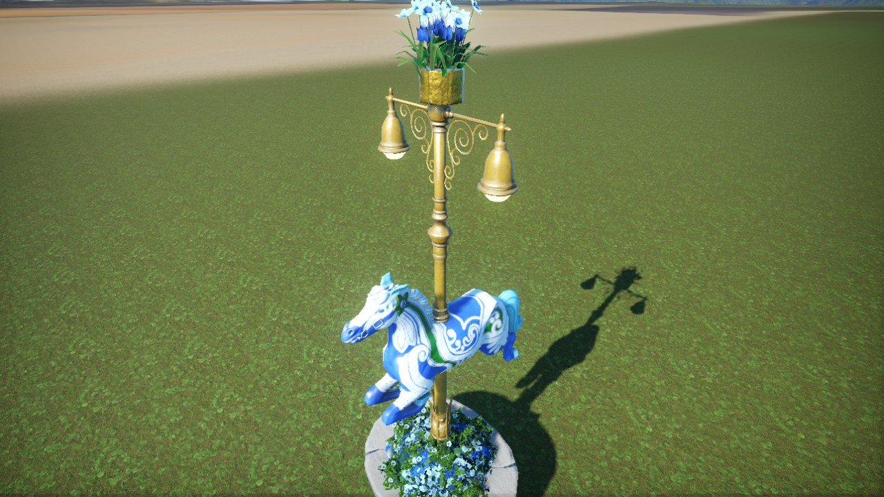 Carousel Horse Light Blue