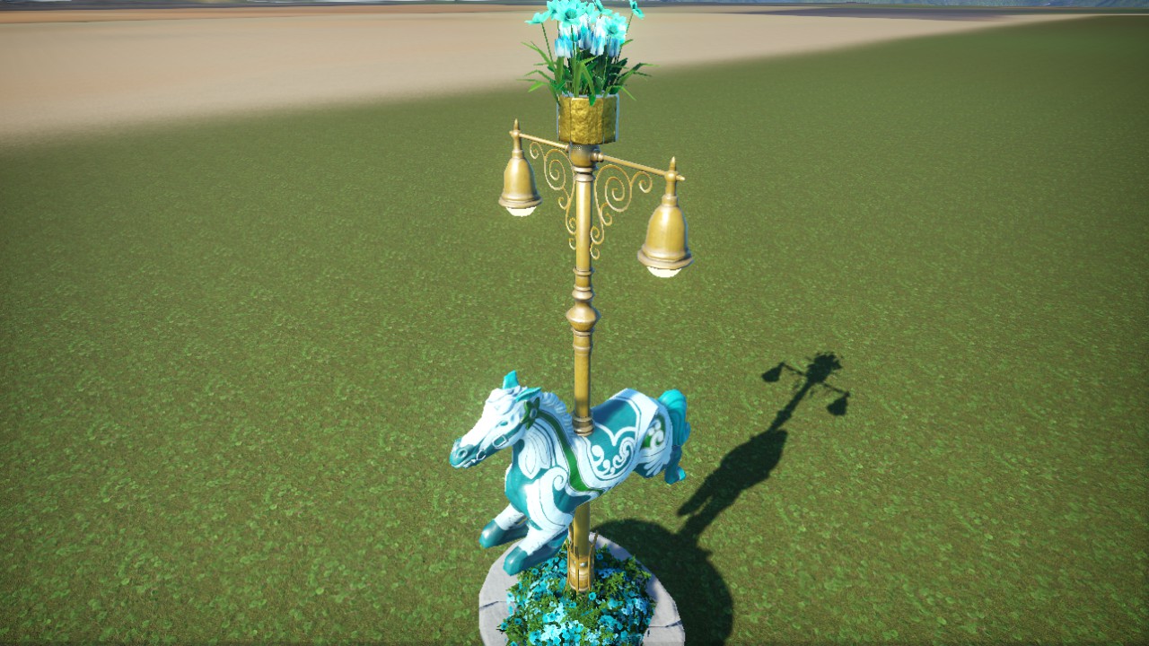 Carousel Horse Light Cyan
