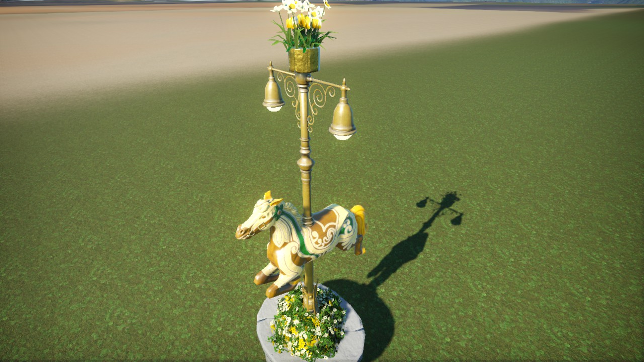 Carousel Horse Light Gold