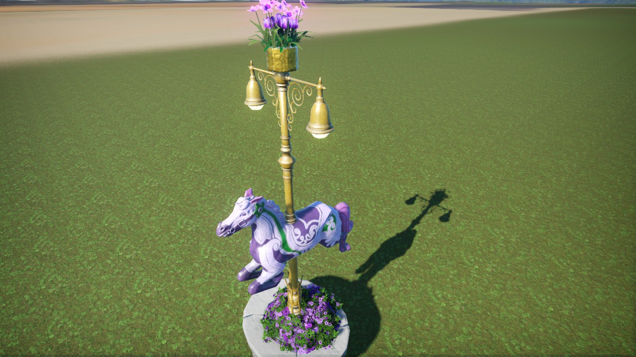 Carousel Horse Light Purple