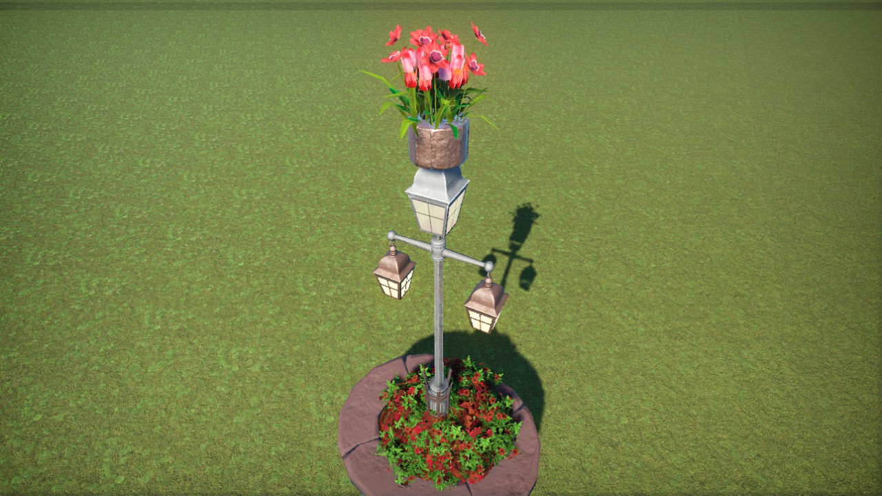 Floral Street Light Red 1