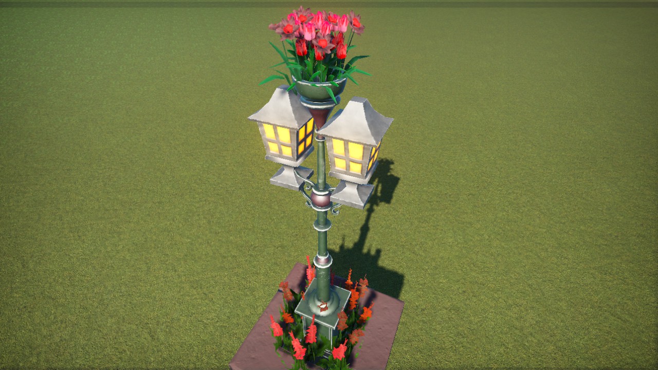 Floral Street Light Red 6