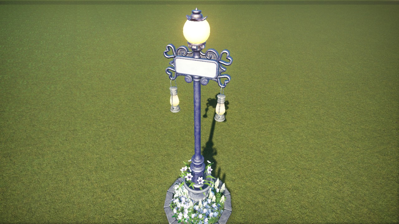 Floral Street Light White 5