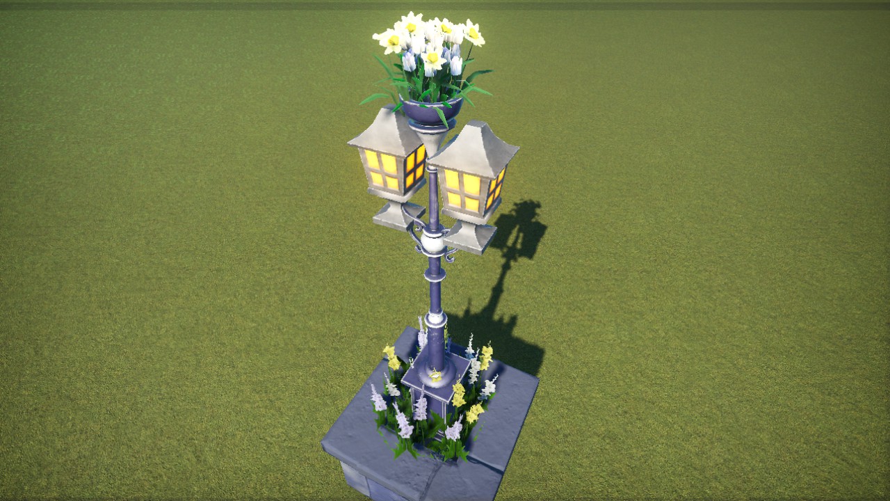 Floral Street Light White 6