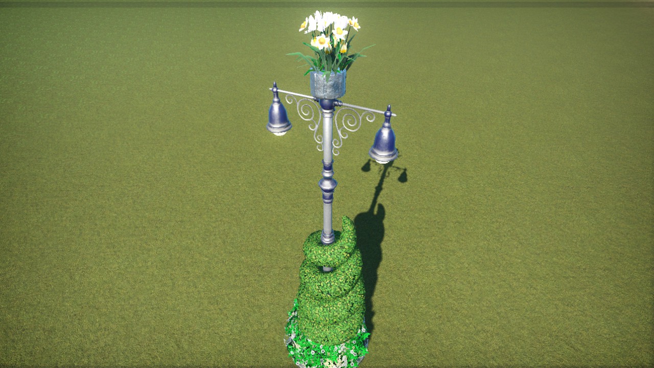 Floral Street Light White 7