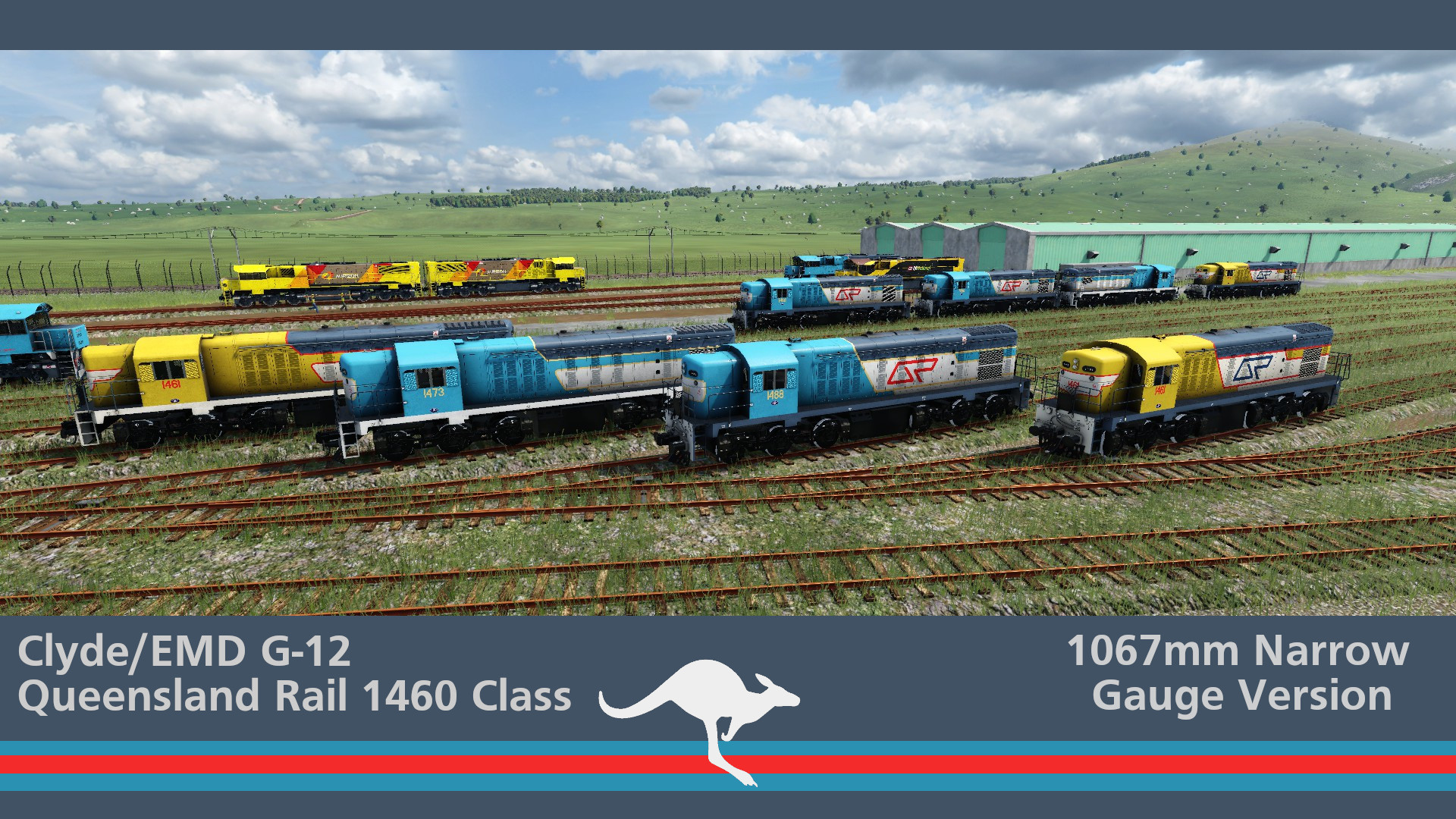 Queensland Rail Clyde 1460 Class, 1067mm Narrow Gauge.